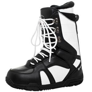 Alpine Swiss Men's Snowboard Boots | Waterproof, Custom-Fit Liner, Medium Flex